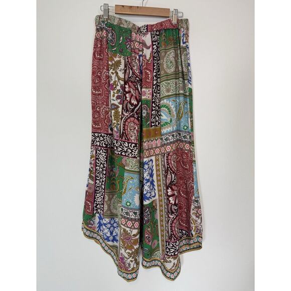 Anthropologie Multicolor Patchwork Wide Leg Pants - Picture 5 of 16